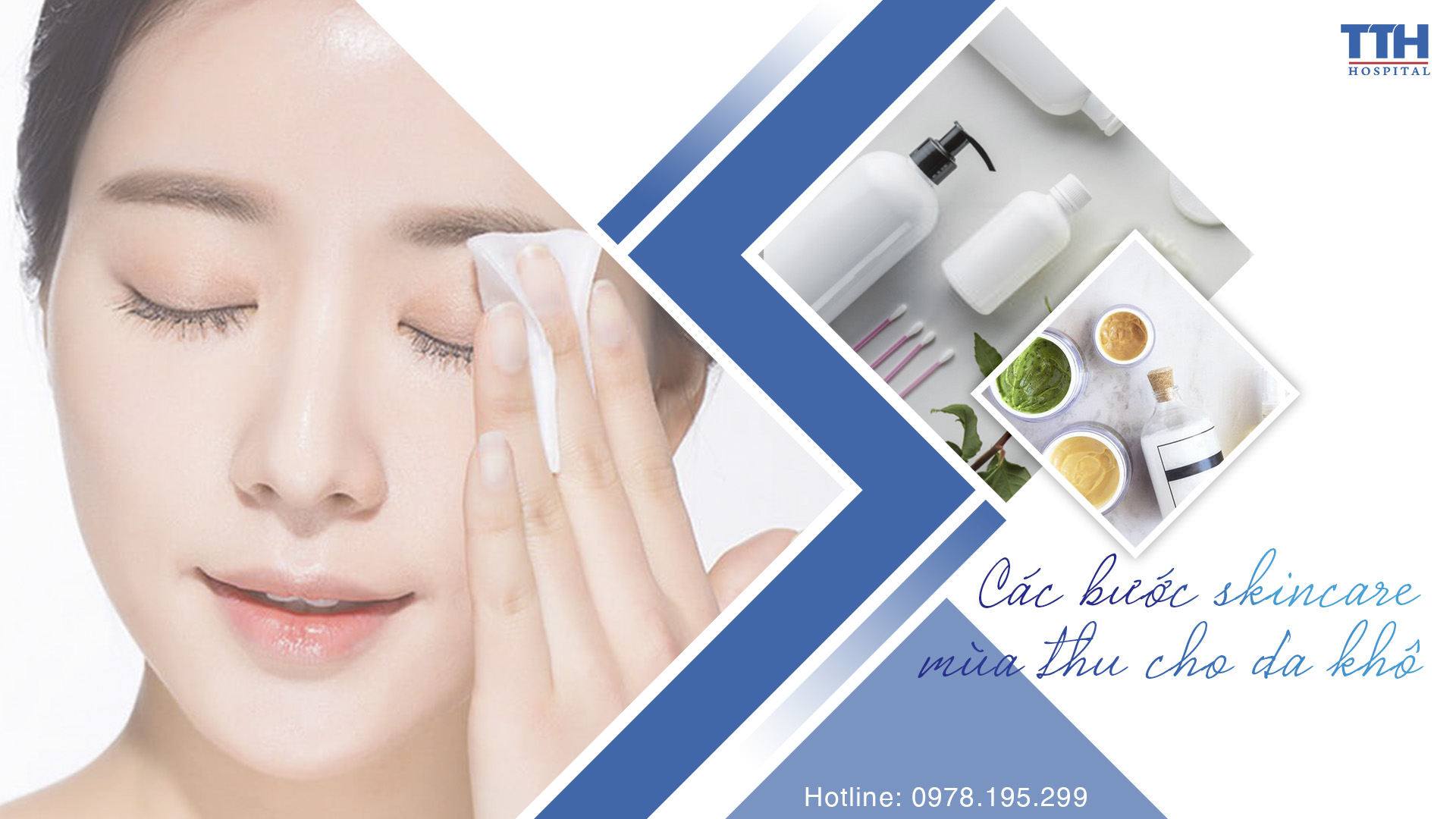 CÁC BƯỚC SKINCARE MÙA THU CHO DA KHÔ